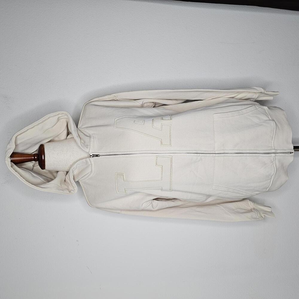 NWT Ultra Flirt Women's LA Angel Wings/Cream Trend Fleece Hoodie Size M